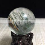 Quartz Crystal Green Phantom Ball Sphere Ornaments For Decor Home