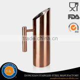 Factory Golden Color Stainless Steel Vacuum Coffee Pot Quality Choice