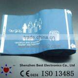 Child Pediatric Reusable Double Tube NIBP Cuff TPU Material 18cm-26cm thumbnail-2