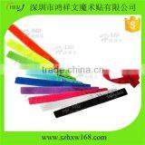 Custom Logo Design Colored Hook & Loop Cable Ties Straps