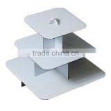 SGS 3 Tier Paper Cupcake Stand,Bakery Display Stand,Beaded Cake Stand thumbnail-1