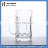 LongRun 14.2oz Embossed Crystal Popular Glass Beer Mug