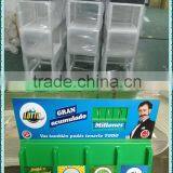 POP Vacuum Forming PMMA Plastic Promotion Display Rack For Supermarket