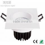 Top selling 9W Led COB Square Recessed downlight square led light