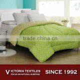 Circle Green Background Fiber Filling Queen King Quilts thumbnail-1