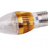 3W LED Candle Light Golden Shelter