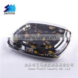 SM1-3123A Disposable Black Food Plate