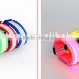 Wholesale High Quality Colorful Fashion Customized Nylon LED Flash Wristband thumbnail-6