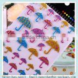 2015 New Arrived Butterfly Desigfn Multi-color Unique Elegant Nontoxic Tattoo Sticker Glitter thumbnail-4