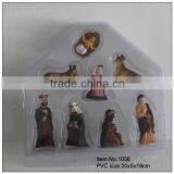 Christmas Nativity Scene Characters Village Figurine Lot of 8 Nativity Figurine thumbnail-2