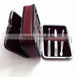 Fashion Rea Leather Manicure Set hot sale 2016