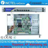 ROS 6 Gigabit Flow Control Wireless Mikrotik With G1610 CPU 1000M 6 82574l Model Number IN-RBG16 Mini CNC Router thumbnail-3