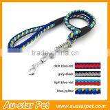120cm Hotsales OEM Customized Pet Braided Dog Leash Rope With Spring thumbnail-1