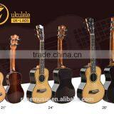 Solid Spruce+ Rosewood Tenor Ukulele of High Quality From China Factory(UK-LA05-26) thumbnail-1