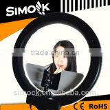 Bi- Color Micro 55 Watt Photography Ring Light RL-18 LED Making up Video Light for DSLR Camera on Portrait thumbnail-3