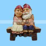 Polyresin Old Couple Figurines thumbnail-1