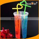 32oz 24oz Bubble Boba Tea Plastic 3 Drinks 1 Cup For Sale thumbnail-3