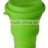 Collapsible Silicone Travel Coffee Tea Cup, Camping Travel Cup BPA Free thumbnail-6