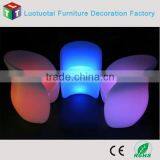 PE Plastic Cordless LED Sofa Chair LED Light up Chair for TV Furniture /home /nightclub Bar/party thumbnail-5