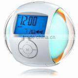 2013 Newest Novel Digital LCD Alarm Clock With 7 Colorful Changing Light thumbnail-2