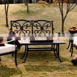 SIGMA High Quality Cast Aluminum Patio Furniture Metal Chairs Outdoor Seating thumbnail-1