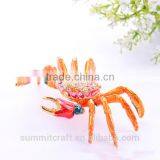 Creative Jewelry Boxes Wholesale Metal Jewelry Box Crab Figurine thumbnail-5