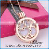 Fashion Aromatherapy Locket Necklace Essential Oil Diffuser Pendant Necklace thumbnail-5