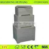 Cheap Custom Unfinished Wooden Storage Box Wholesale thumbnail-1