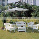 Rattan Glass Top Tables and Chairs thumbnail-1