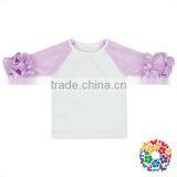 Unisex Baby Half Sleeve 2 Layer Ruffles Icing Ruffle Raglan Shirt thumbnail-1