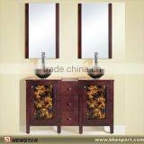 Bath Furniture Cabinet With Art Sinks thumbnail-1