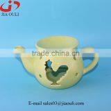 Hot design cheap teapot shape ceramic oil warmers, oil heater stove
