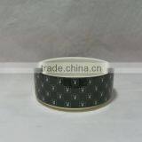 Black Rabbit Ceramic Dog Bowl thumbnail-1