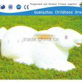 (HD-18910)Little White Rabbit Plastic Animal Statues thumbnail-1