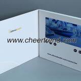 2017 Fashion Paper Business Card 7 Inches Lcd Video Brochure 210*210 mm Video Greeting Card With 1000 Mah thumbnail-2