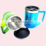 Stainless Steel Double Wall Mug With Handle thumbnail-4