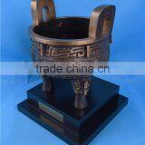 China Style Bronze Tripod Artwork/Chinese Classical Bronze Tripod Sculpture/Bronze Decoration thumbnail-1