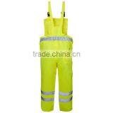 Hi Vis Poly Cotton Bib Trousers Workwear thumbnail-3