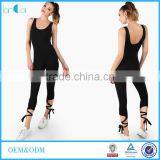 2017 Women Sexy Black Latex Catsuit With Ankle Wrap LC8249 thumbnail-1