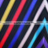 Fashion Summer High Waist Rainbow Color Viscose Chevron Stripe Maxi Skirt thumbnail-5