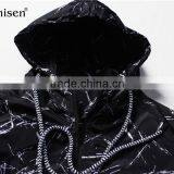 Oem Service Fashion Pringting Custom Men's Softshell Windbreaker Jacket thumbnail-3