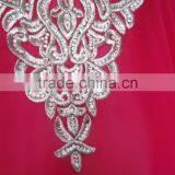 PINK EMBROIDERED Georgette CAFTAN Kaftan Tunic Poncho Zip Cover up thumbnail-3