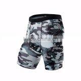 Padded Compression Protective Sport Short Sleeve Compression T Shirt and Shorts thumbnail-1