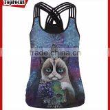 Wholesale Stock Sportswear For Women Zumba Yoga Fitness Tank Top thumbnail-3