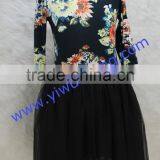 Kids Tulle TUTU Dress Girls Short Sleeve Princess Clothes Children Baby Dress Girl Clothing Set thumbnail-1