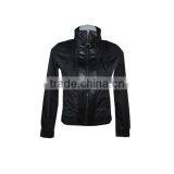 Fashion Spring Women Nylon and Pu Leather Jackets thumbnail-2