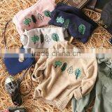 YE5157 Autumn 2017 Children Clothing Korean Embroidery Tree Children T-shirt thumbnail-1