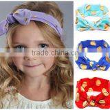 Pink Knot Polka Dot Baby Headband thumbnail-1