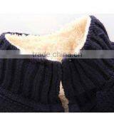 Boys Warm Fleece Lined Thick Knitted Sweater Cardigan thumbnail-2
