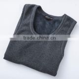 Custom OEM Logo Sleeveless Sweater Warm Vest Thick Cotton Men Tank Top